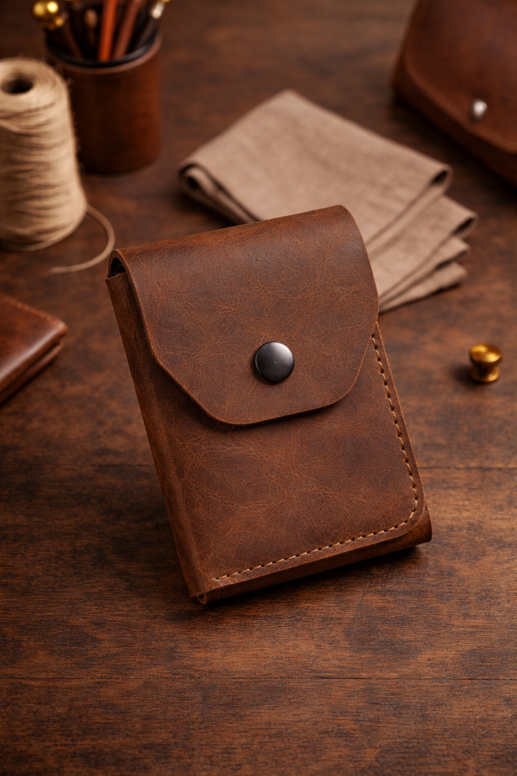 Deri Kartlık Cüzdan